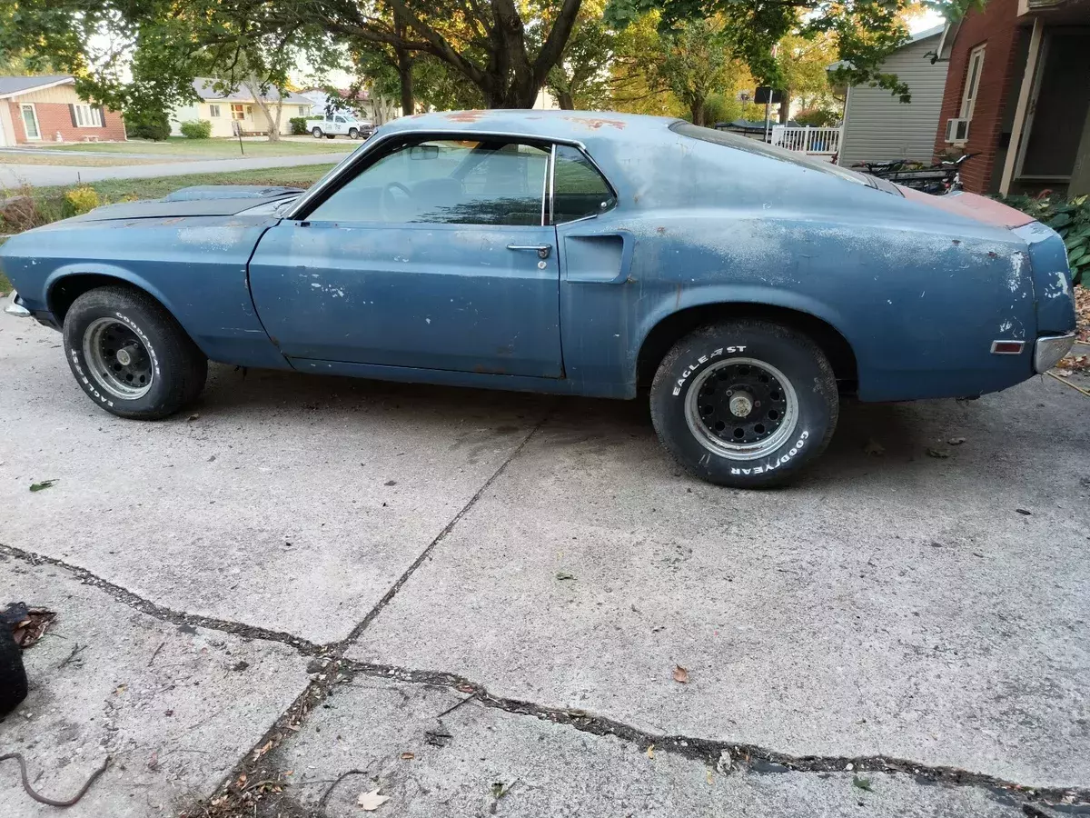 1969 Ford Mustang Blue 1969 Ford Mustang