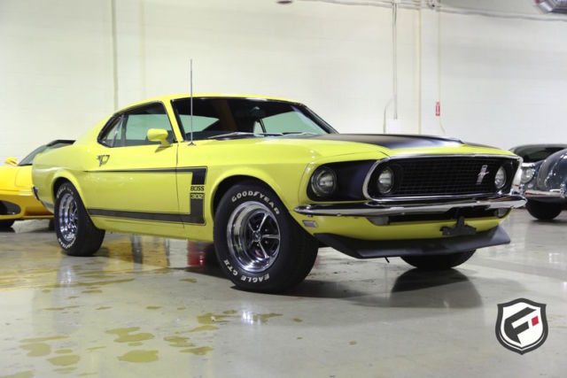 1969 Ford Mustang BOSS 302 44017 Miles 302 V8 4 Speed Manual 1969 Ford Mustang BOSS 302