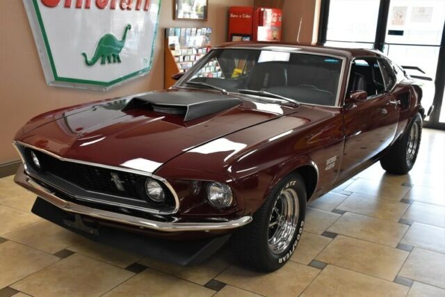 1969 Ford Mustang Boss 429 9,999 Miles Royal Maroon 429C.I. 4-Speed Manual 1969 Ford Mustang Boss 429