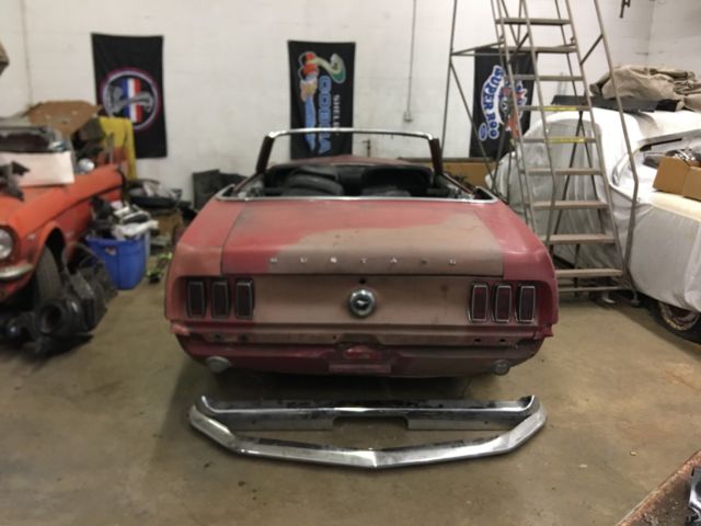 1969 Ford Mustang CANDY APPLE RED CONVERTIBLE V-8 - photo 3