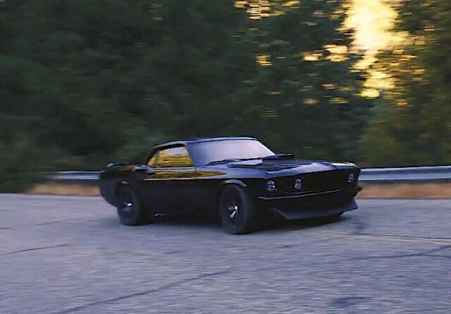 1969 Ford Mustang Black Phantom 5.0HO DHC Black/Silver - photo 4