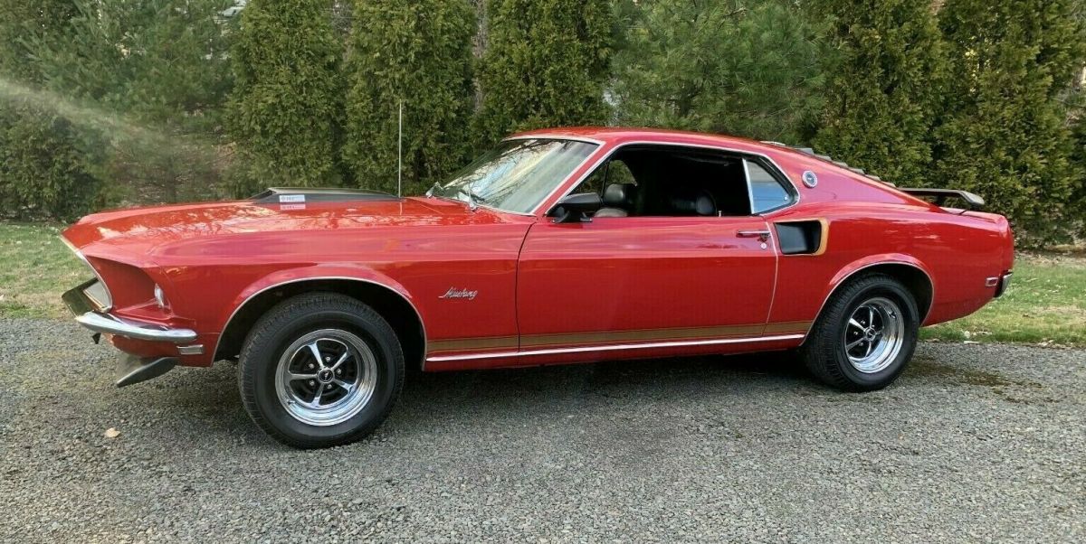 1969 Ford Mustang Fastback 302 auto. Red / Black Looks, Runs & Drives Excellent 1969 Ford Mustang