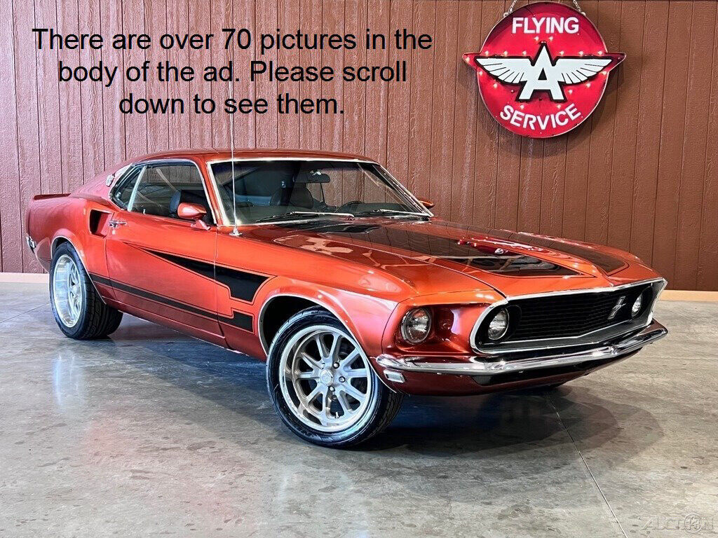 1969 Ford Mustang 69 Mustang with Mach 1 trim 351 Windsor 17/18" wheels - photo 3