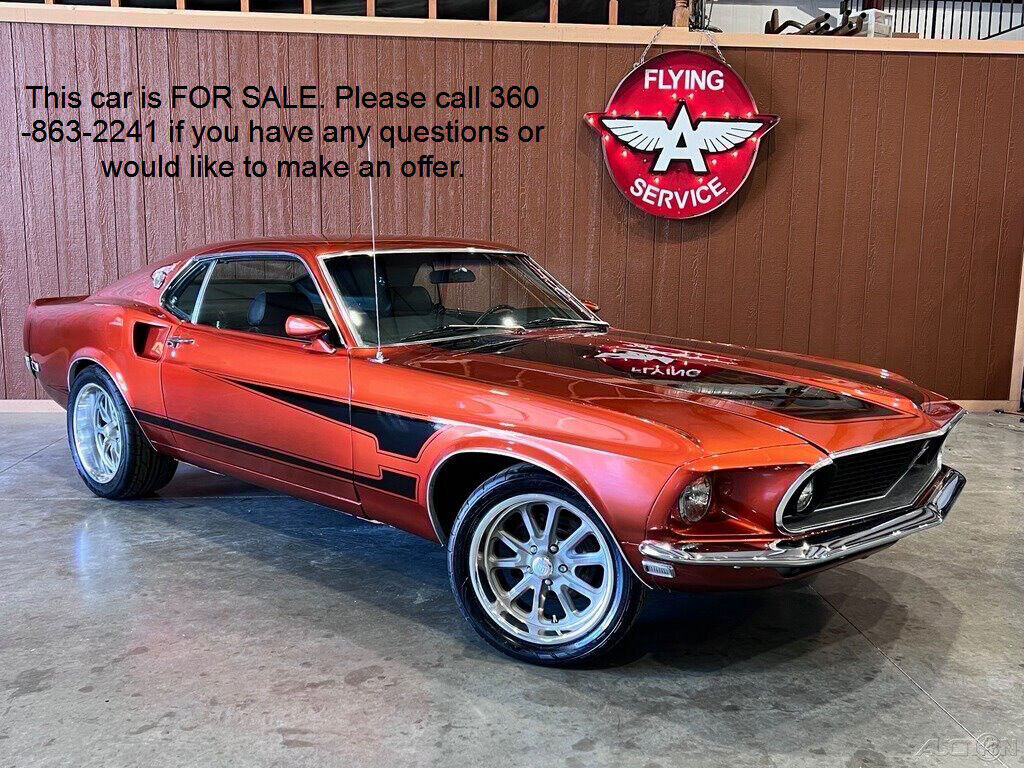 1969 Ford Mustang 69 Mustang with Mach 1 trim 351 Windsor 17/18" wheels - photo 4