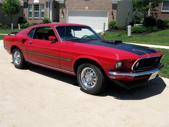 1969 Ford Mustang Fastback Coupe with blueprinted 428 Cobra Jet motor 1969 Ford Mustang