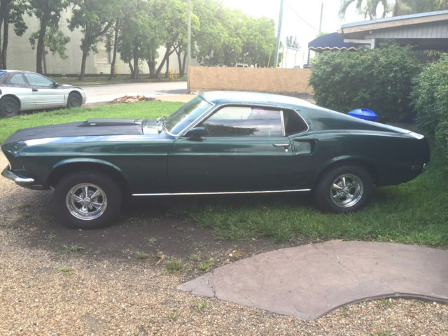 1969 FORD MUSTANG FASTBACK "M' CODE, MACH1 PROJECT, NEEDS RESTORATION.NO RESERVE 1969 Ford Mustang