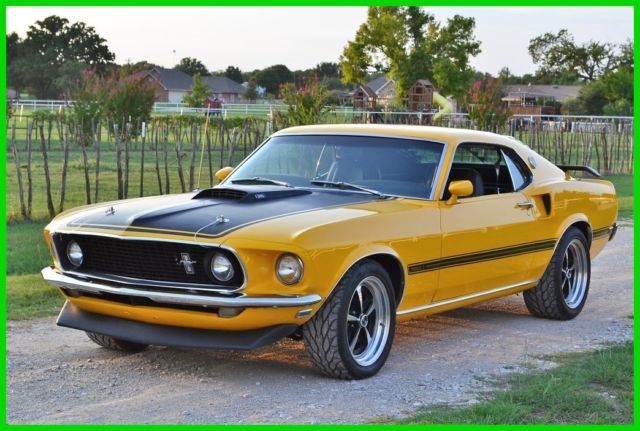 1969 Ford Mustang Fastback Mach-1, Rotisserie Restored, 351 Mach1 1969 Ford Mustang Mach1