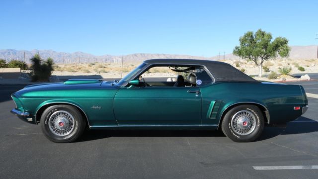 1969 Ford Mustang GRANDE 302 V8 F CODE! FULLY OPTIONED! AC/DISC/ P/S - photo 5