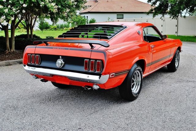 1969 Ford Mustang Mach 1 351 V8 Numbers Matching Marti Report - photo 4