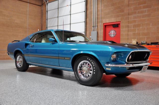 1969 FORD MUSTANG MACH 1 428 SUPER COBRA-JET All #'s Matching Frame Off Restored 1969 Ford Mustang MACH 1 428 SCJ