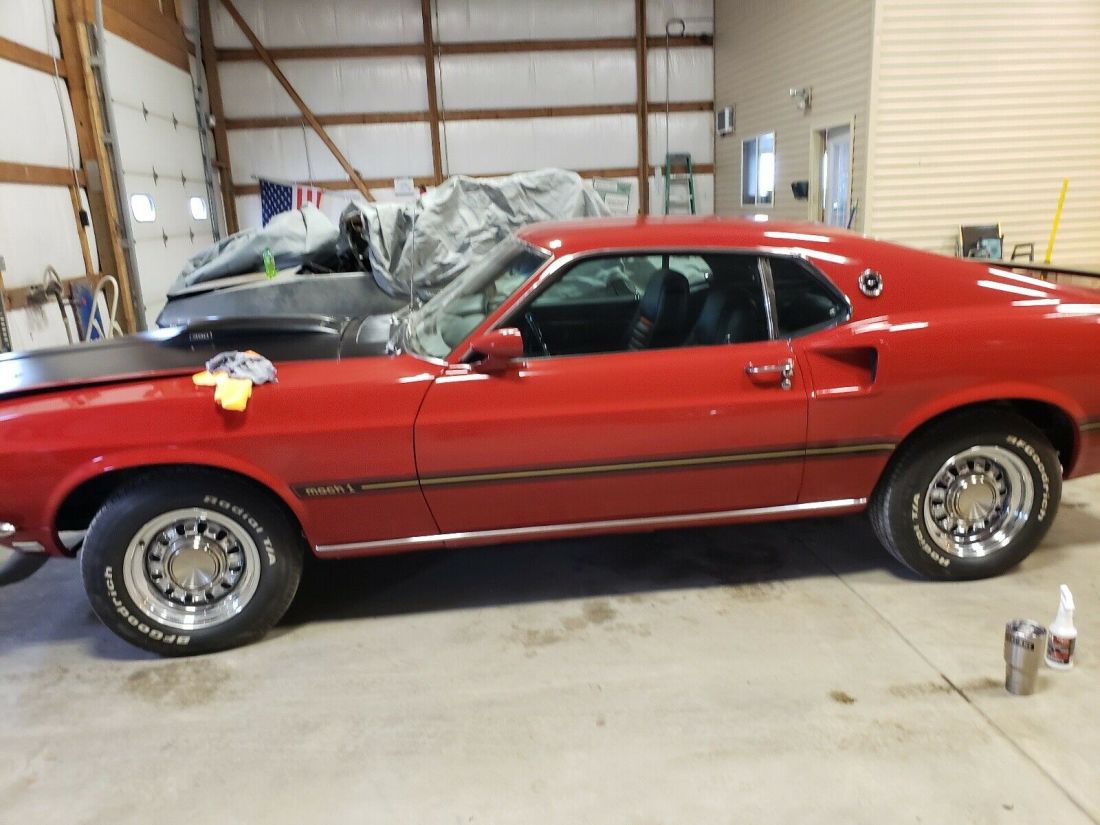 1969 Ford Mustang Mach 1 Hatchback Red RWD Manual mach 1 1969 Ford Mustang Mach 1 mach 1