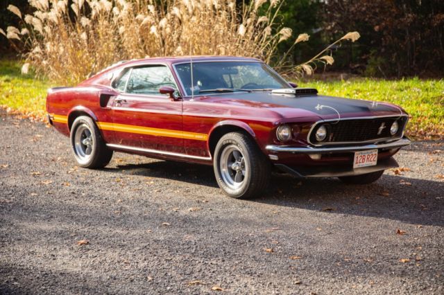 1969 Ford Mustang Mach1 428 Cobra-jet R Fastback CJ Shaker Ram Air C-6 Automatic 1969 Ford Mach 1