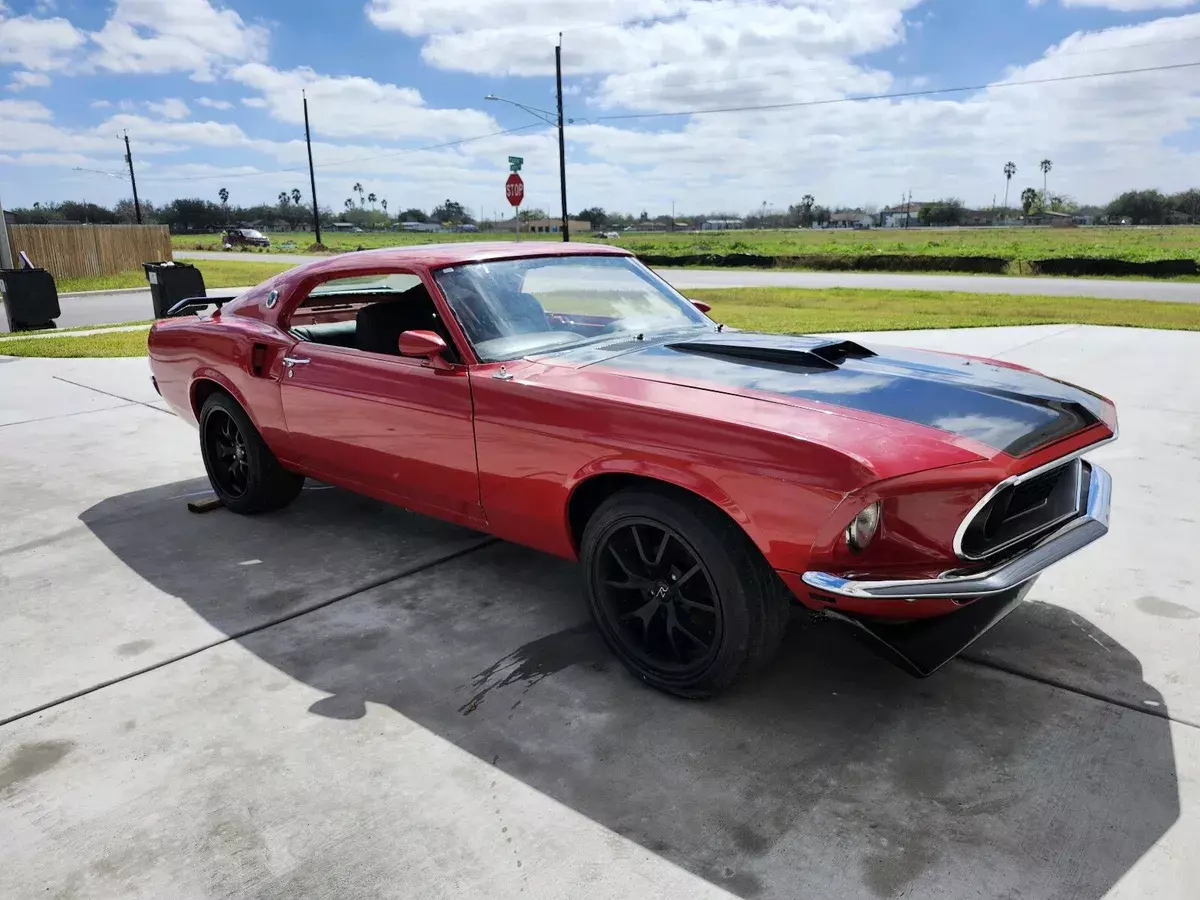 1969 Ford Mustang Red RWD Automatic 1969 Ford Mustang