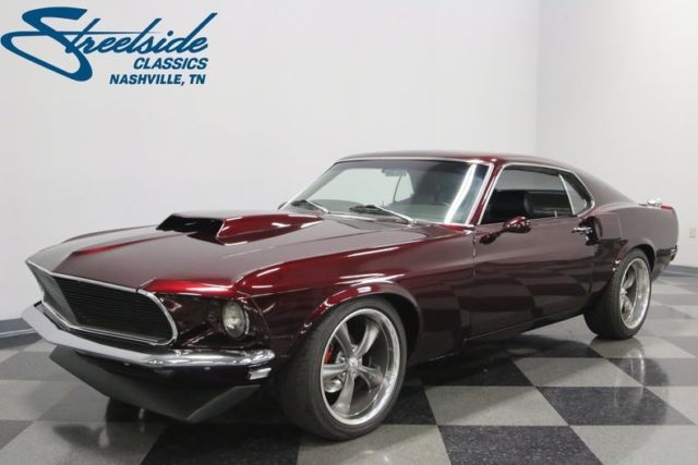 1969 Ford Mustang Restomod 1799 Miles Brandywine Fastback 408 Windsor 5 Speed Ma 1969 Ford Mustang Restomod