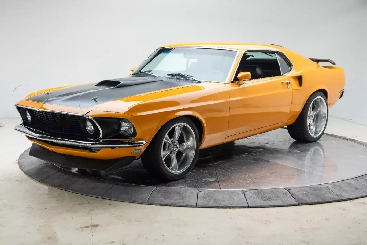 1969 Ford Mustang Sportsroof V8 5.8l Coupe Orange 1969 Ford Mustang Sportsroof