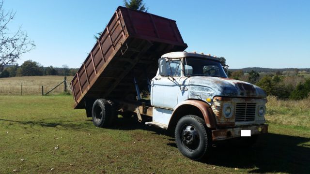 1969 Ford N600 V8 2 Ton Truck W/Grain Dump Bed 1969 Ford Other Pickups