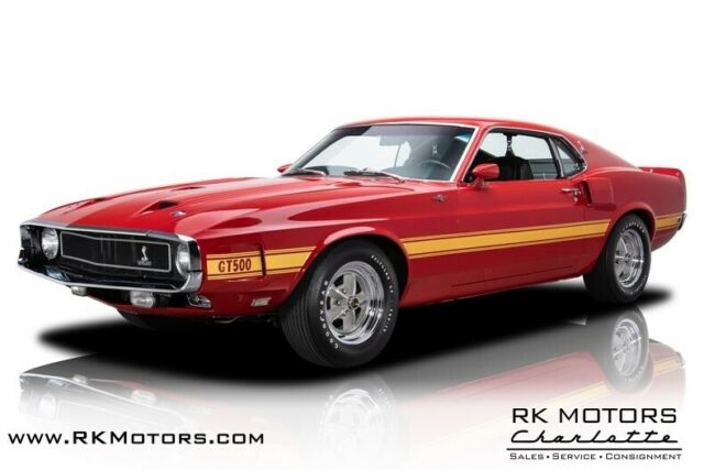 1969 Ford Shelby Mustang GT500 Candy Apple Red Fastback 428 Cobra Jet V8 3 Spee 1969 Ford Shelby Mustang GT500 --
