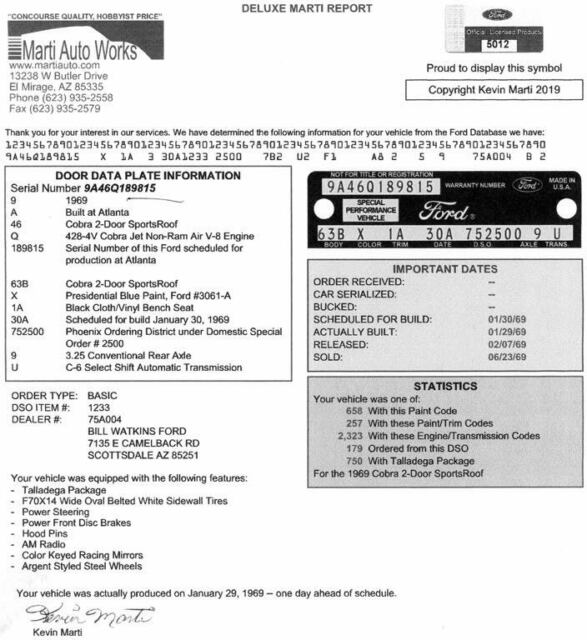 1969 Ford Torino Black Original - photo 5