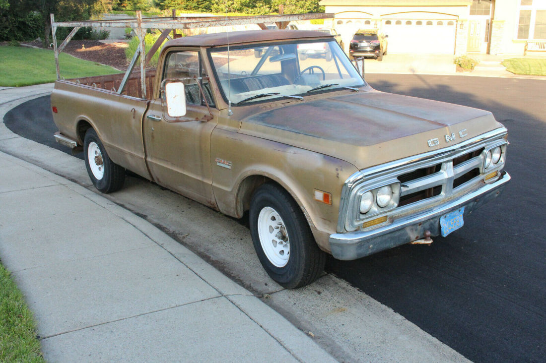 1969 GMC 3/4 ton Pickup - Great Project Truck 1969 GMC C2500 Wideside, 8-foot bed