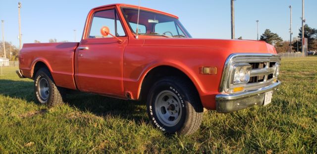 1969 GMC SHORT BOX 1/2 TON FLEETSIDE TRUCK DAILY DRIVER 134K CHEVY 350 PROJECT? 1969 GMC TRUCK