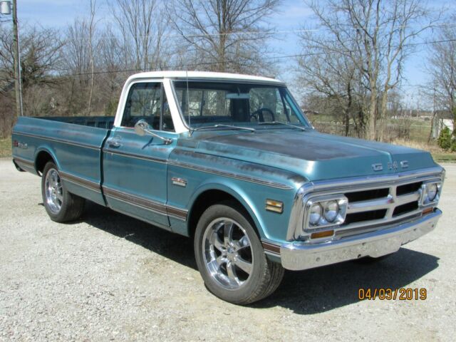 1969 GMC Sierra Grande Custom 1500 Regular cab, long bed AT. 6cyl. 2wd. Truck 1969 GMC Sierra 1500 Sierra Grande Custom
