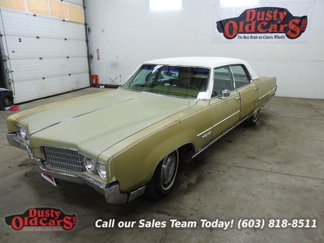 1969 Gold Runs Drives Body Inter Fair 45V8 3 spd Auto! 1969 Oldsmobile Ninety-Eight Runs Drives Body Inter Fair 45V8 3 spd Auto