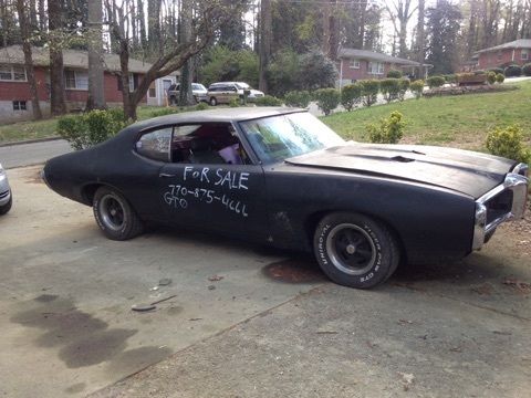 1969 GTO base 242 CAR , DAILY DRIVER !! PROJECT 90%RUST FREE 1969 Pontiac GTO