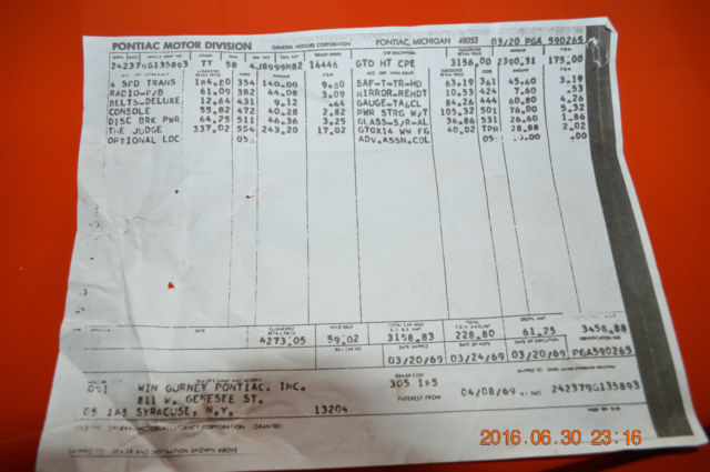 1969 Pontiac GTO - photo 8