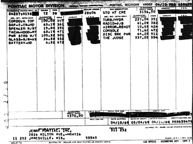 1969 Pontiac GTO - photo 11