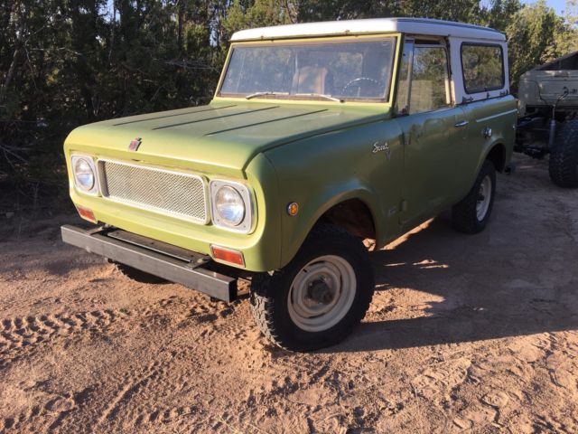 1969 IHC INTERNATIONAL HARVESTER SCOUT 800A solid rust free body, OEM UPDATE 1969 International Harvester Scout