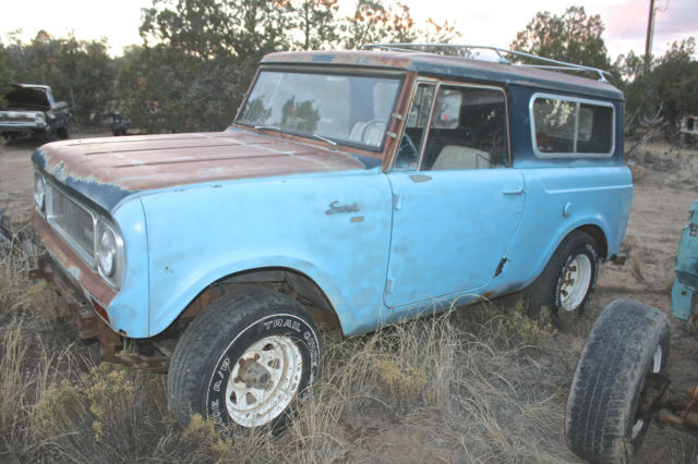 1969 INTERNATIONAL HARVESTER SCOUT 800A ARISTOCRAT Restorable or Parts RARE! 1969 International Harvester Scout ARISTOCRAT