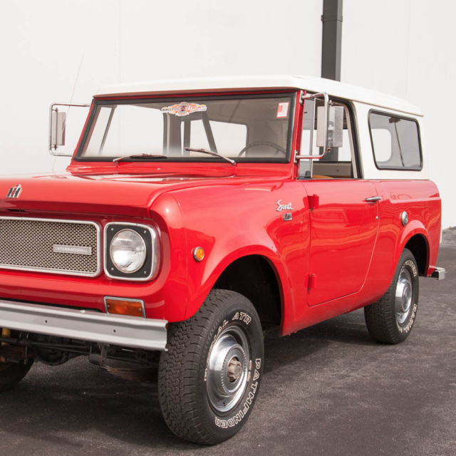 1969 International Harvester Scout 800A,Series 1 800A,196 cid inline 4 cylinder 1969 International Harvester Scout