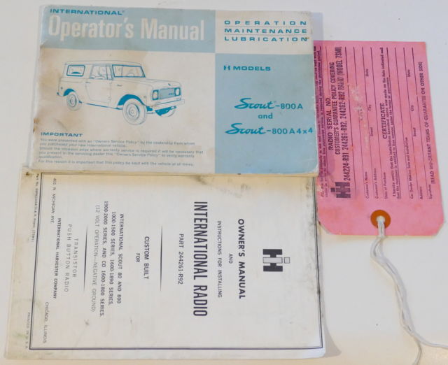 1969 International Harvester Scout V SERIES - photo 6
