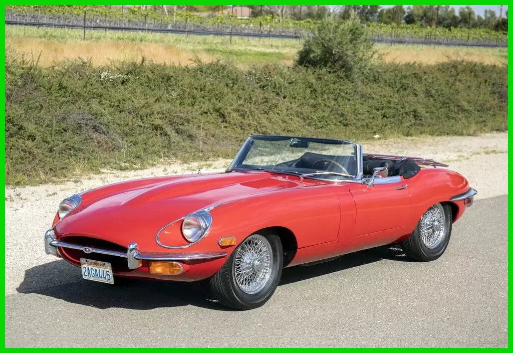 1969 JAGUAR 4.2 ETYPE ROADSTER GARAGED LOW MILES SOLID BODY #MATCH 1969 Jaguar E-Type 4.2 liter Roadster