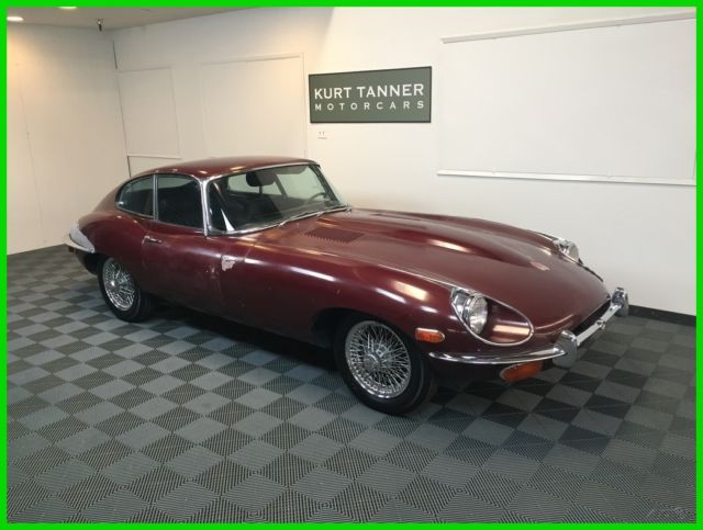 1969 JAGUAR E-TYPE 4.2 LITER SERIES 2 FHC. BLUE w/ GREY TRIM. CA CAR FOR RESTO. 1969 Jaguar E-Type
