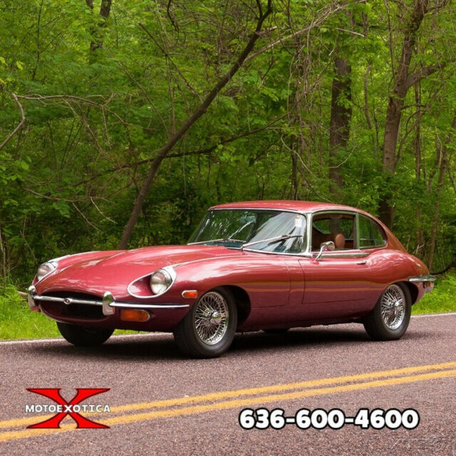 1969 Jaguar E-Type 4.2 Series II 2+2, Regency Red, 2 owners, Numbers Matching 1969 Jaguar E-Type 2+2