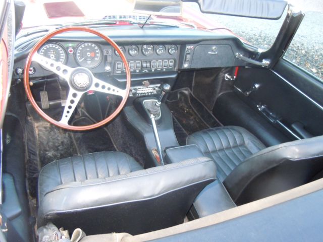 1969 Jaguar E-Type black leather - photo 4