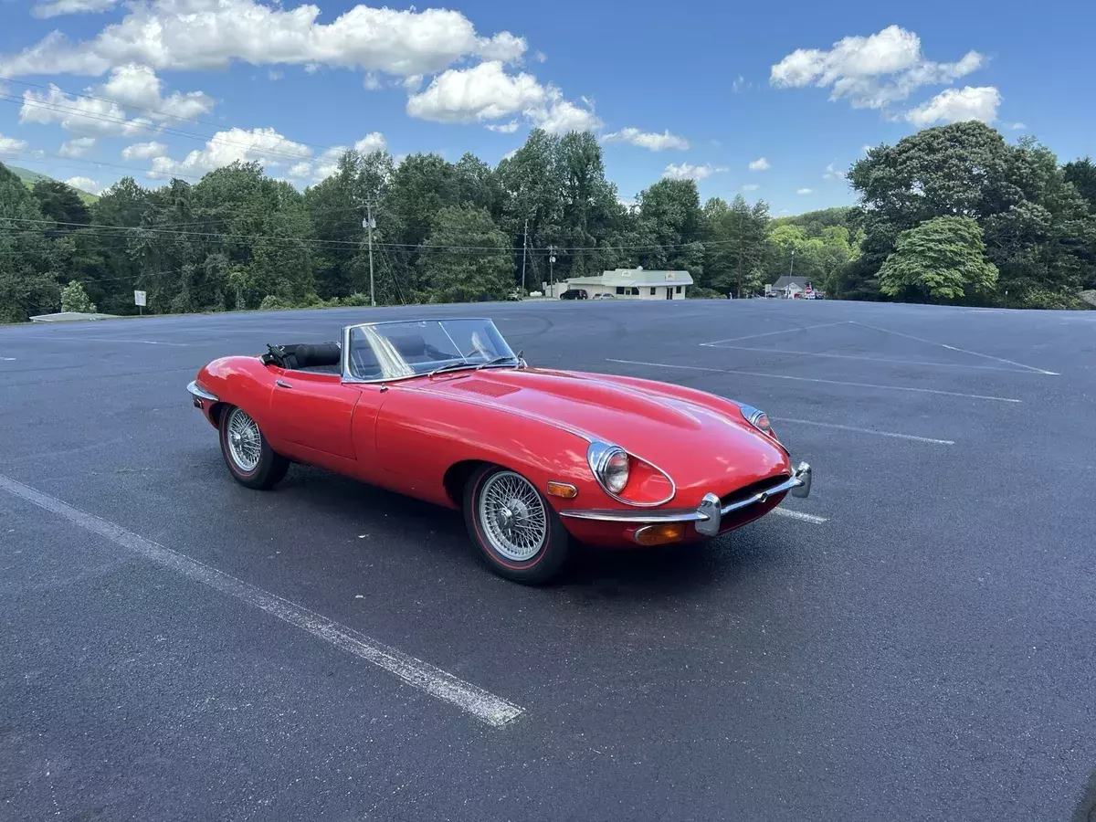 1969 Jaguar E-Type XK-E Convertible Red Roadster 1969 Jaguar E-Type XK-E Roadster