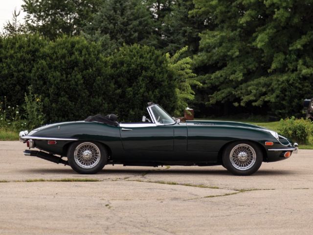 1969 Jaguar Series II E-Type Roadster British Racing Green XKE Convertible 1969 Jaguar E-Type E-Type / XKE Roadster