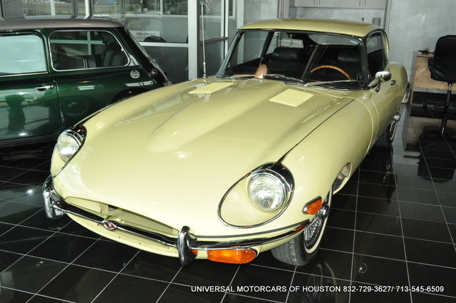 1969 JAGUAR XKE 2+2 COUPE,ONE OWNER,21K MILES, PRIMROSE YELLOW / BLACK ORIGINAL 1969 Jaguar E-Type
