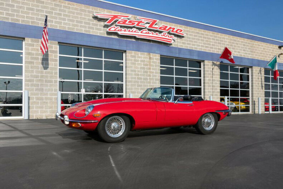 1969 Jaguar XKE Convertible Numbers Matching 4.2 Inline 6 56k Original Miles 1969 Jaguar E-Type Air Conditioning
