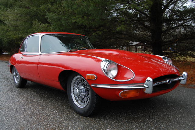 1969 Jaguar XKE E-type 2+2 Coupe Automatic Red with Tan interior 1969 Jaguar E-Type XKE E-type 2+2 Coupe