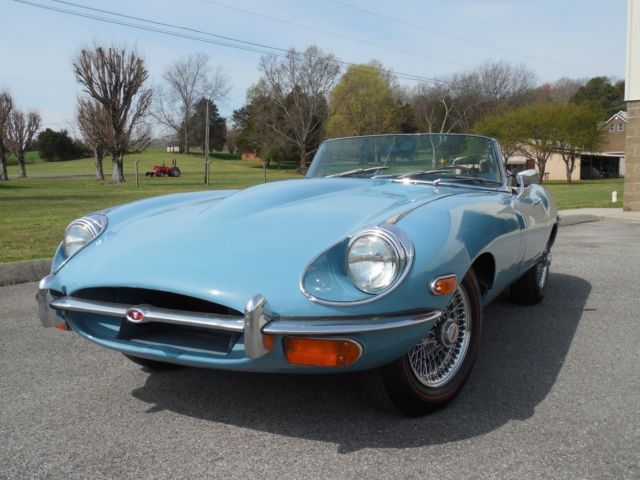 1969 Jaguar XKE E-Type Convertible 2 Door Roadster Numbers Matching DOHC 6 CYL 1969 Jaguar E-Type