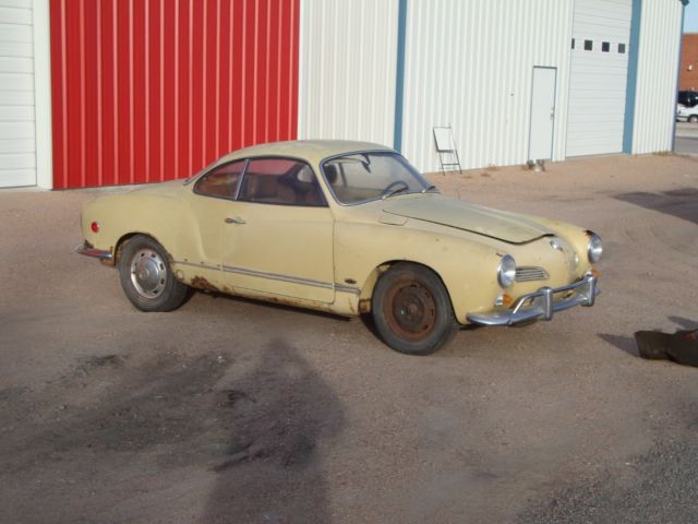 1969 Karman Ghia parts or you build a car NO TITLE & NO RESERVE 1969 Volkswagen Karmann Ghia