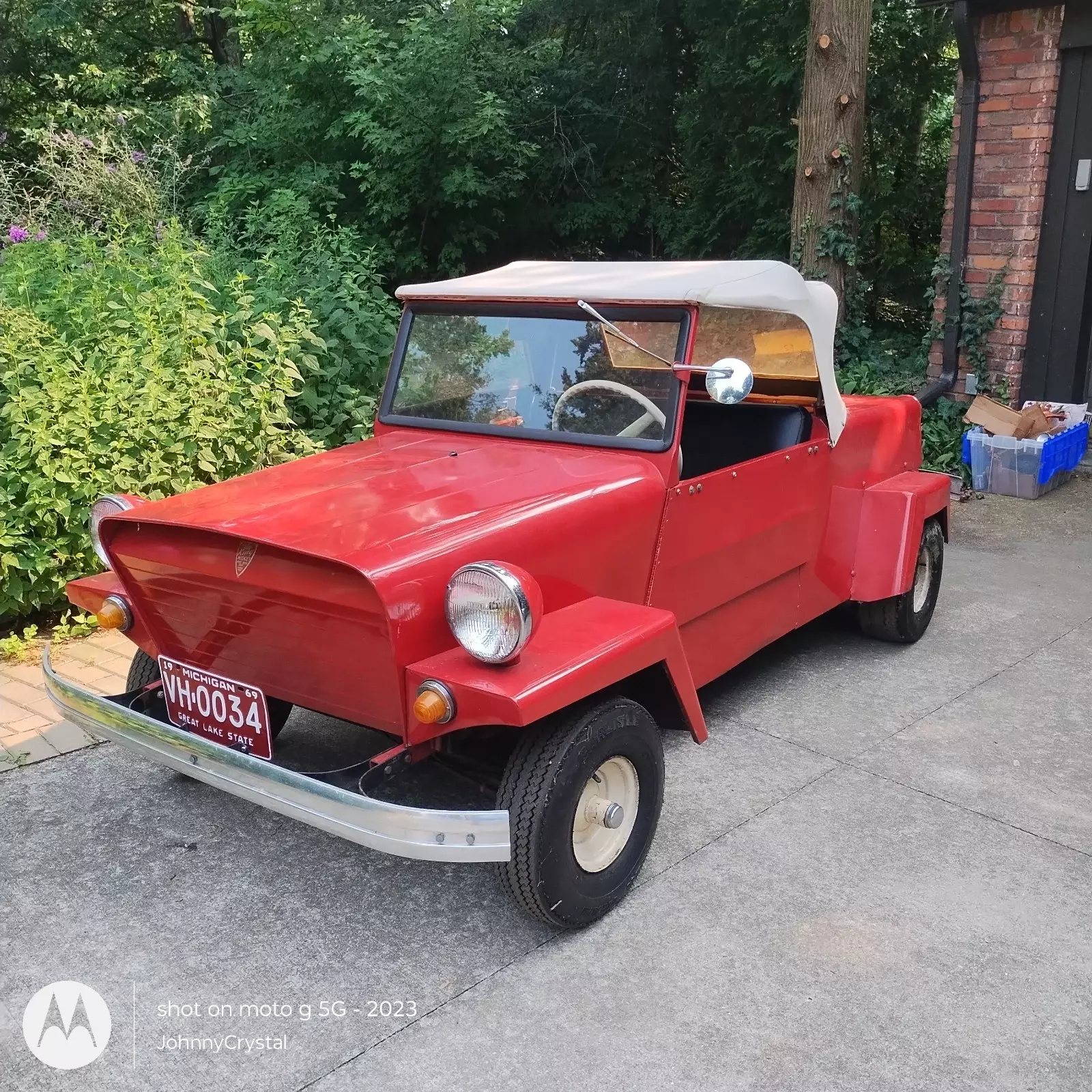 1969 King Midget Convertible 12hp Kohler 749 original miles Roadster 1969 King Midget 3