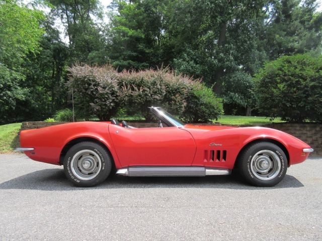 1969 L46 Corvette Stingray Convertible w/factory side pipes 1969 Chevrolet Corvette