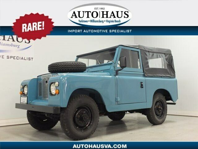 1969 LAND ROVER SERIES IIA - LOOKS/RUNS/DRIVES GREAT! RARE! FULLY RESTORED! 1969 Land Rover Series IIA