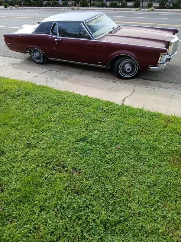 1969 Lincoln Continental Coupe Red 1969 Lincoln Continental
