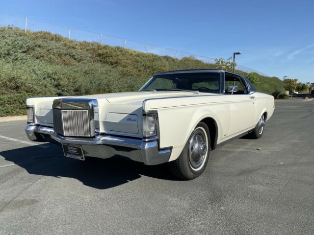 1969 Lincoln Continental Mark III 78913 Miles White Hardtop Coupe Automatic 1969 Lincoln Continental Mark III