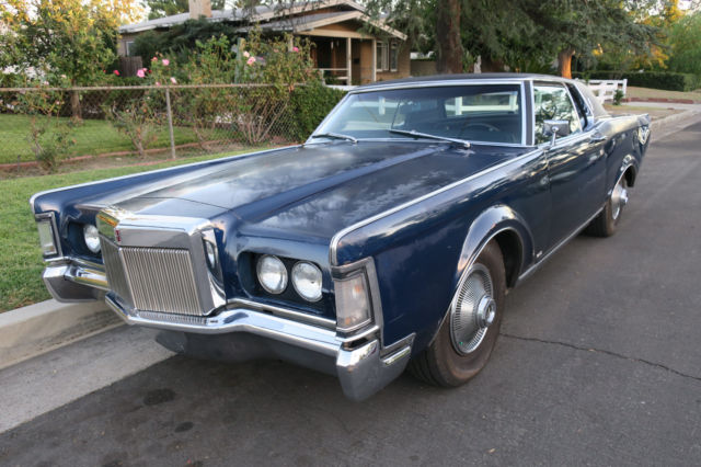 1969 Lincoln Continental Mark III original California car 1969 Lincoln Continental